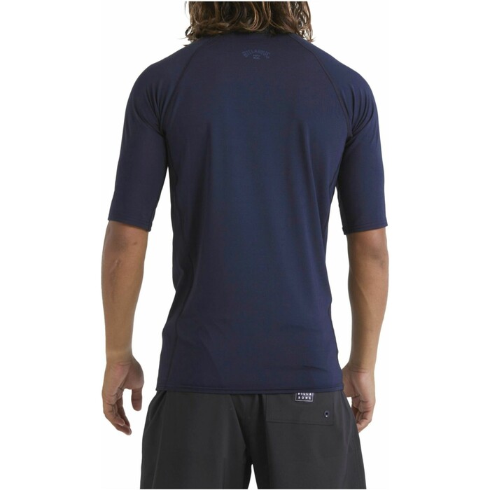 2024 Billabong Hombres Chaleco De Lycra Manga Corta Arch Wave UV50 ABYWR03030 - Navy